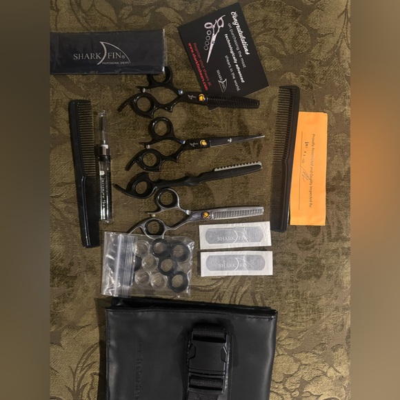 SharkFin shears Right handed complete student set. - Picture 2 of 7